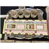 Image 2 : Group lot containing framed pictures of mushrooms, various glasses, confectionary decorations and se