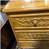 Image 2 : Pine dresser w/ 3 drawers (Matching set for previous lot #234) (42x20x46")