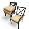 Image 1 : Group of 4 outdoor chairs w/ cushions