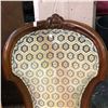 Image 3 : Vintage chair and ottoman - Solid wood w/ claw feet