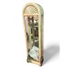 Image 1 : Marble & glass display case - 20x14x74"