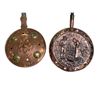Image 3 : 2 pc - Small vintage copper bed warmers