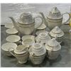 Image 1 : Group lot - Fine Bone China, La Luna by Lorren Home Trends - Tea cups, pitchers, creamers, etc.