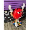Image 2 : M&M red statue on wheels - approx 40in H / 27in W x 2ft D