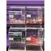 Image 2 : Group of 20 candy display containers w/ assorted candy / scoops / tongs