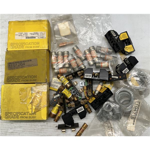 Lot of Misc. Fuses & Fuse Holders as Pictured