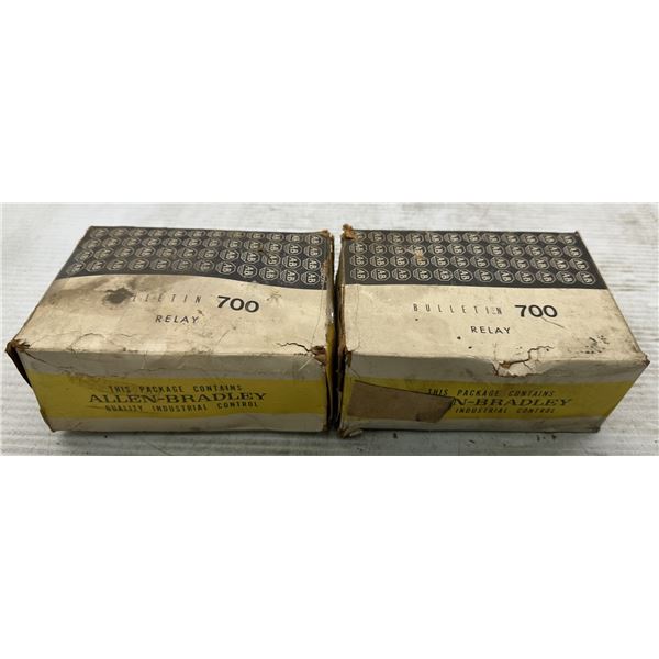 (2) Allen Bradley #700-N400A1 AC Relays