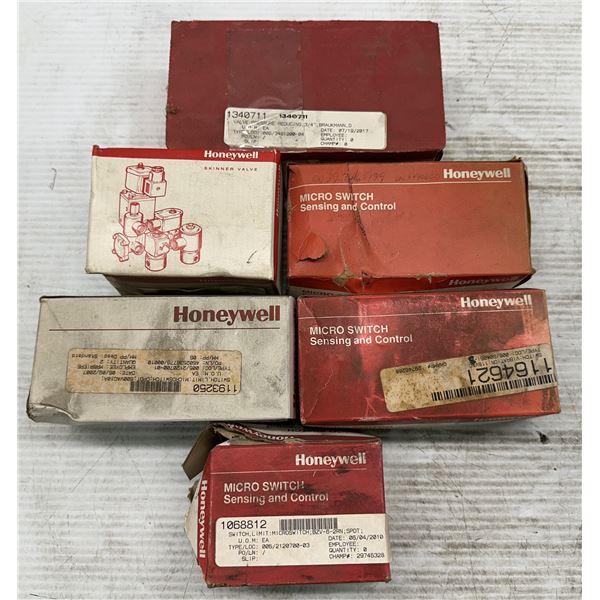 Lot of (6) Misc. Honeywell Micro Switches