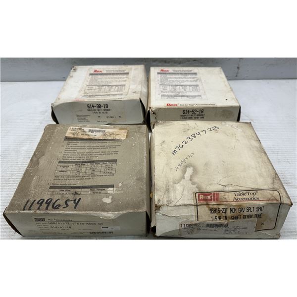 Lot of (4) Misc. Rexnord Sprockets