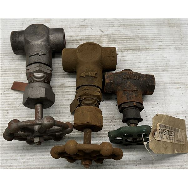 Lot of (3) Misc. Valves as Pictured