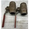 Image 1 : Lot of (2) Legend #CF8M 1500 W0G Ball Valves