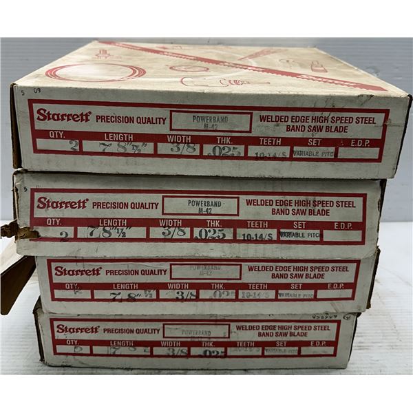 Lot of (4) Starrett #M42 Saw Bands