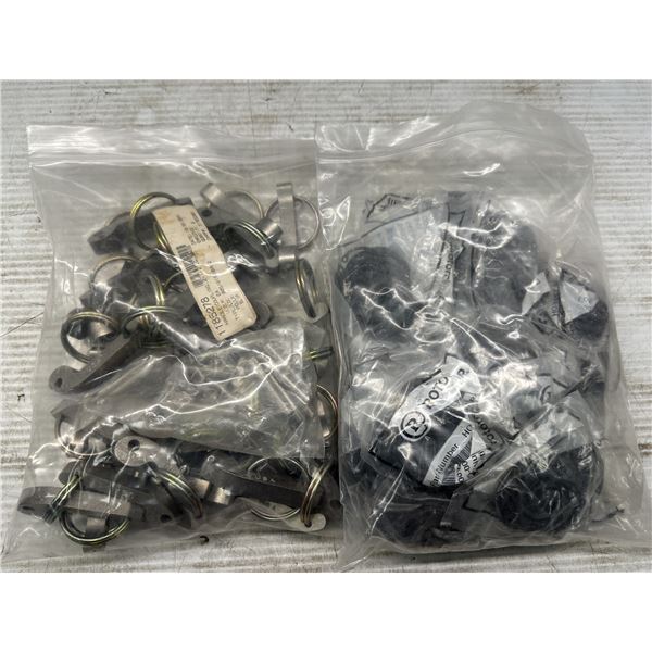 Lot of Misc. Coupling Handles & Rotor Clips as Pictured
