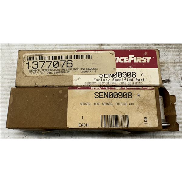 (2) Trane #4190-1101 Temperature Sensors