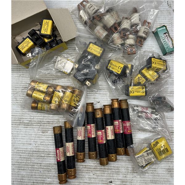 Lot of Misc. Buss, Fusetron, Tron Fuses as Pictured