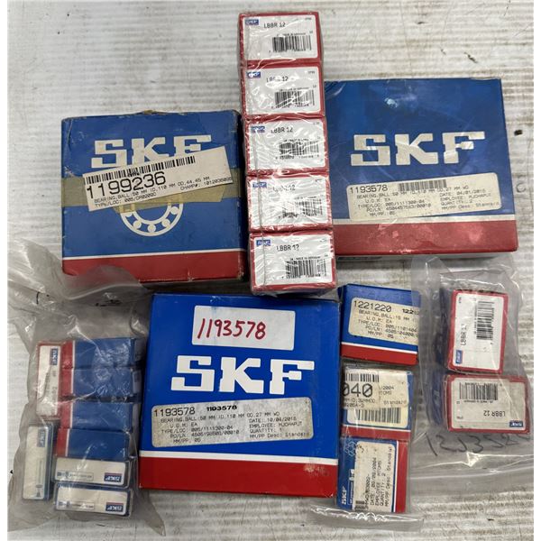 Lot of Misc. SKF Bearing as Pictured