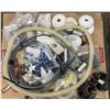 Image 1 : Lot of Misc. Cutter Blades, Vacuum Cup, Hoses, Lamp Holder Item Plus More+++