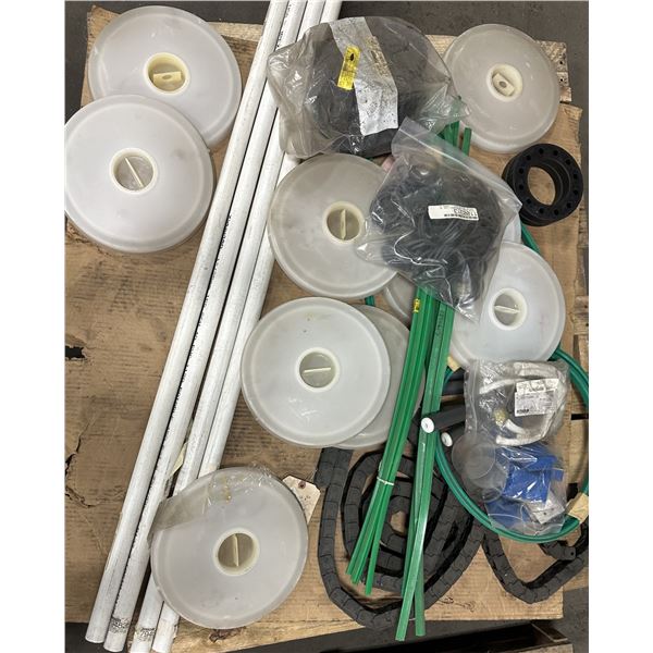 Lot of Misc. PVC Pipes, Cable Carriers, O-Rings, Items Plus More+++
