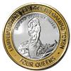 Image 2 : .999 Silver Four Queens Casino Hotel Las Vegas $10 Limited Edition Gaming Token