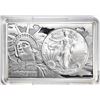Image 1 : 2019 $1 American Silver Eagle Coin & 2oz Silver Bar Set