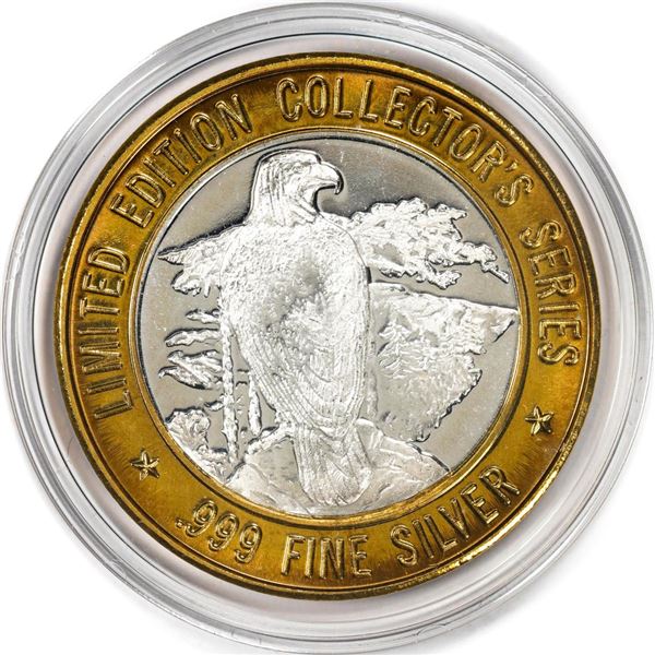 .999 Fine Silver President Casino on the Admiral $10 Limited Edition Gaming Token