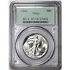 Image 1 : 1942 Walking Liberty Half Dollar Coin PCGS MS63 Old Green Biscuit Holder