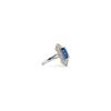 Image 2 : Platinum 4.46 ctw Tanzanite and Diamond Ring