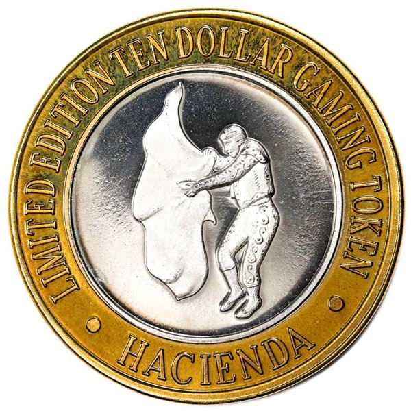 .999 Silver Hacienda Hotel & Casino Las Vegas $10 Limited Edition Gaming Token