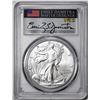 Image 1 : 2023 $1 American Silver Eagle Coin PCGS MS70 First Day of Issue Damstra Signature