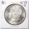 Image 1 : 1878-S $1 Morgan Silver Dollar Coin