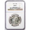 Image 1 : 1941-S Walking Liberty Half Dollar Coin NGC MS64