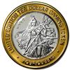Image 1 : .999 Silver Four Queens Casino Hotel Las Vegas $10 Limited Edition Gaming Token