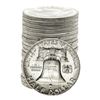 Image 2 : Roll of (20) Brilliant Uncirculated 1963-D Franklin Half Dollar Coins
