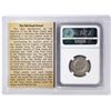 Image 2 : Tabaristan 740-761 c.AD AR Hemidrachm Silk Road Ancient Coin NGC Ch AU Story Box