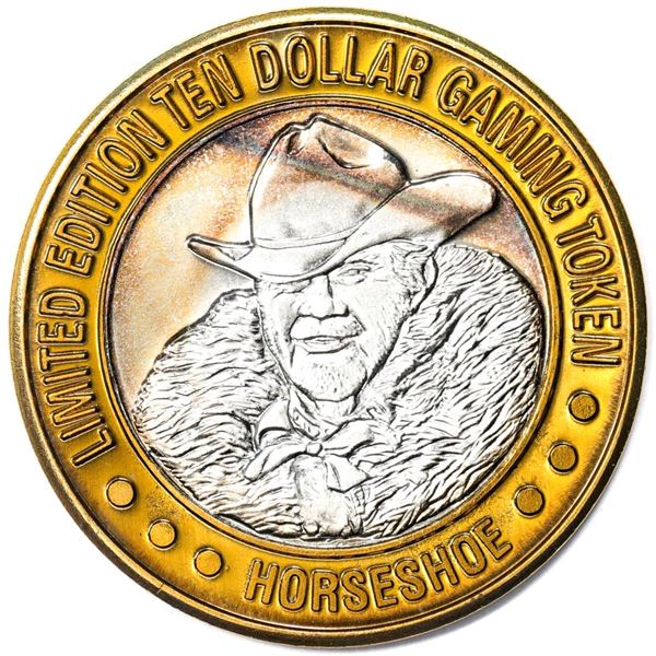 .999 Silver Horseshoe Las Vegas $10 Casino Limited Edition Gaming Token