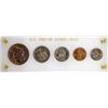 Image 1 : 1952 (5) Coin Proof Set Great Toning!