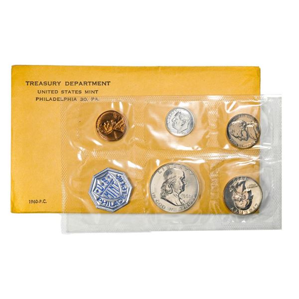 1960 (5) Coin Proof Set in Envelope
