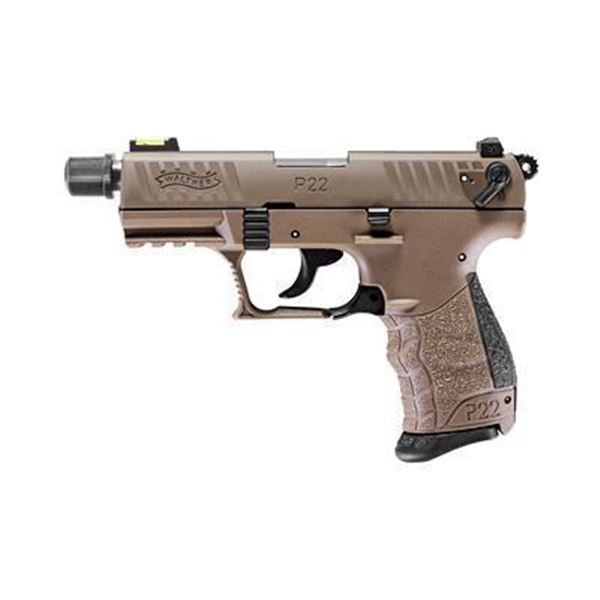 WAL P22Q 22LR 3.42" 10RD TAC FDE