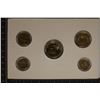 Image 2 : 24KT GOLD PLATED 1999-P US 5 COIN UNC SET CONTAINS