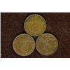Image 1 : 2-1938 & 1940 GERMAN 1 PFENNIGS WITH SWASTIKAS