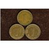 Image 2 : 2-1938 & 1940 GERMAN 1 PFENNIGS WITH SWASTIKAS