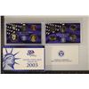 Image 1 : 2003 US PROOF SET (WITH BOX) & WITH CERTIFICATE