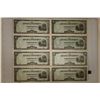 Image 1 : 8 CRISP UNC 10 PESO JAPANESE INVASION CURRENCY