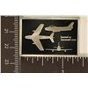 Image 2 : .60 TROY OZ. PF STERLING SILVER JET PLANE INGOT