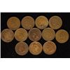 Image 1 : 12 ASSORTED INDIAN HEAD CENT 1902-1908. FIVE OF