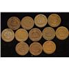 Image 2 : 12 ASSORTED INDIAN HEAD CENT 1902-1908. FIVE OF