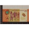 Image 2 : 2014 BANK OF NICARAGUA 20 CORDOBAS CU POLYMER