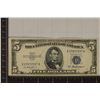Image 1 : 1953-A US $5 SILVER CERTIFICATE BLUE SEAL AU
