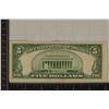 Image 2 : 1953-A US $5 SILVER CERTIFICATE BLUE SEAL AU