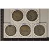 Image 1 : 1880, 1881, 82, 83 & 1884 MORGAN SILVER DOLLARS